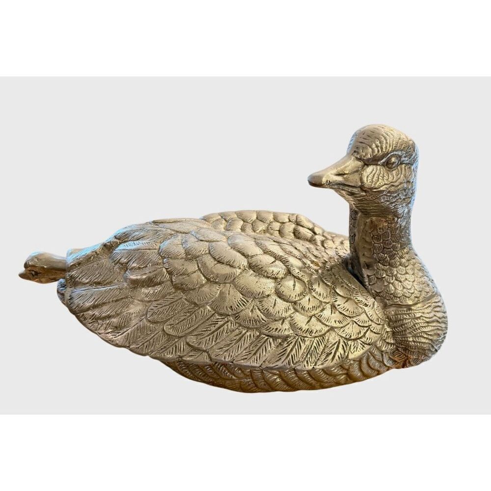 Arthur Court Vintage 1970’s Duck/Goose Tureen W/Ladle Holidays